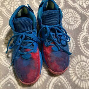 The Adidas Dame 8 Battle Of The Bubble 🏀. Blue/Pink/Purple, Size 11